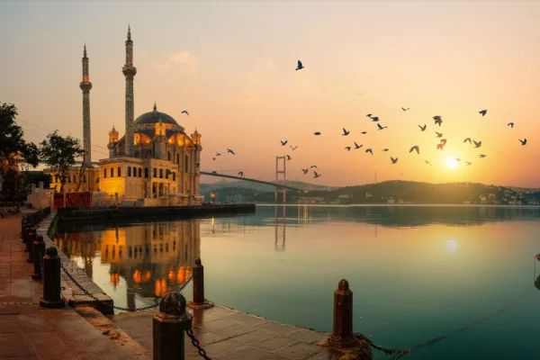 Sunset in Ortaköy: The Trio of Waffles, Bosphorus, and Mosque
